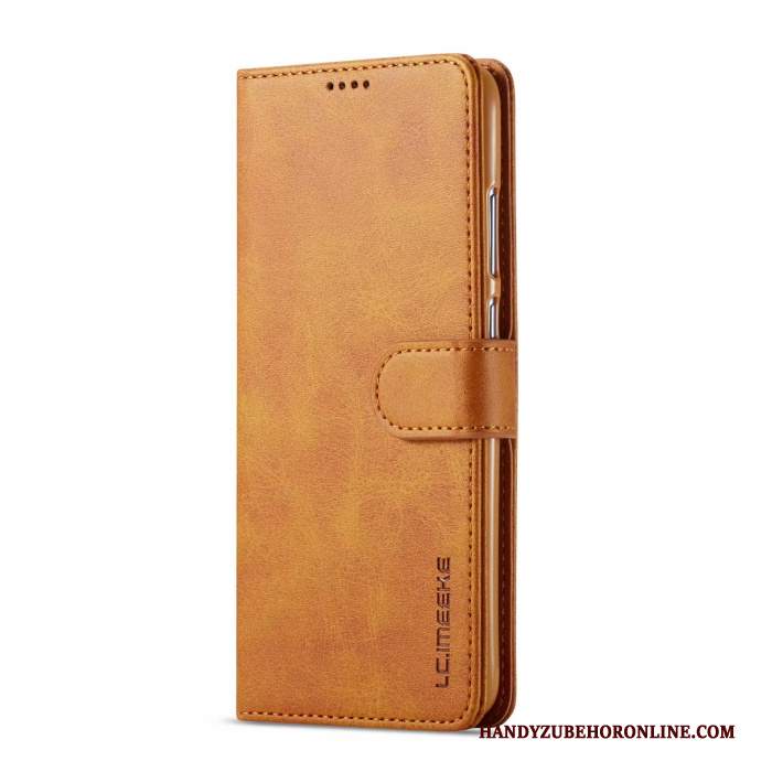 Custodia Huawei P Smart 2019 Pelle Telefono Grigio, Cover Huawei P Smart 2019 Folio Gioventù Carta