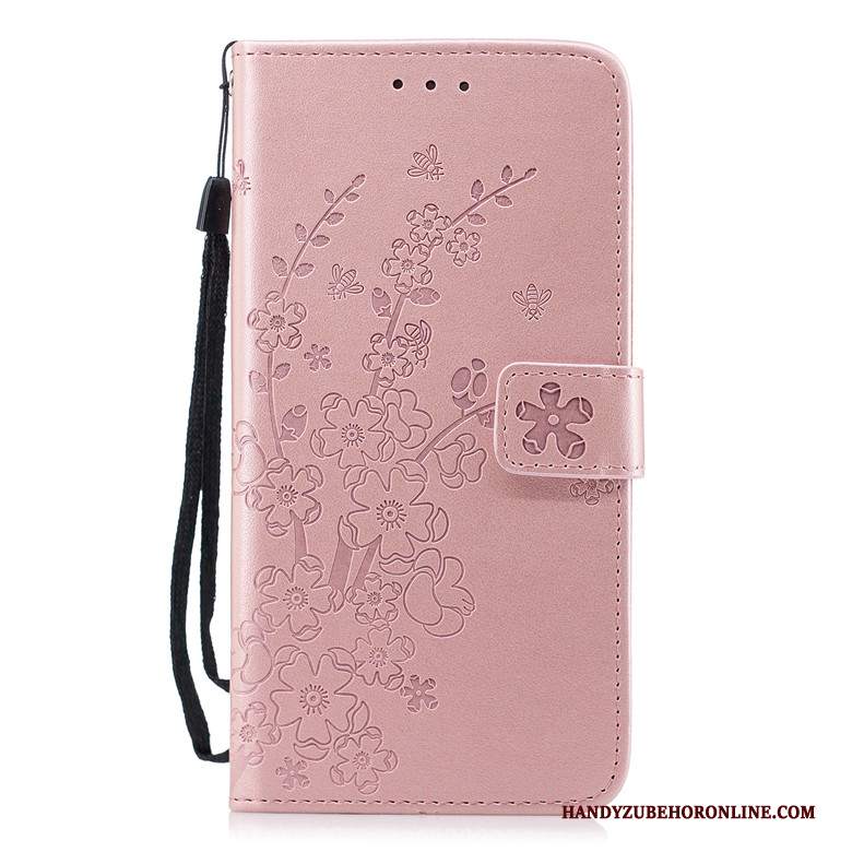 Custodia Huawei P Smart+ 2019 Pelle Telefono Oro, Cover Huawei P Smart+ 2019 Protezione Anti-caduta