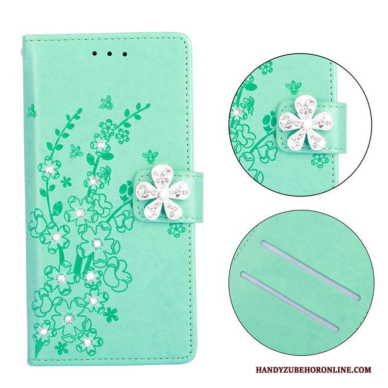 Custodia Huawei P Smart+ 2019 Pelle Telefono Oro, Cover Huawei P Smart+ 2019 Protezione Anti-caduta