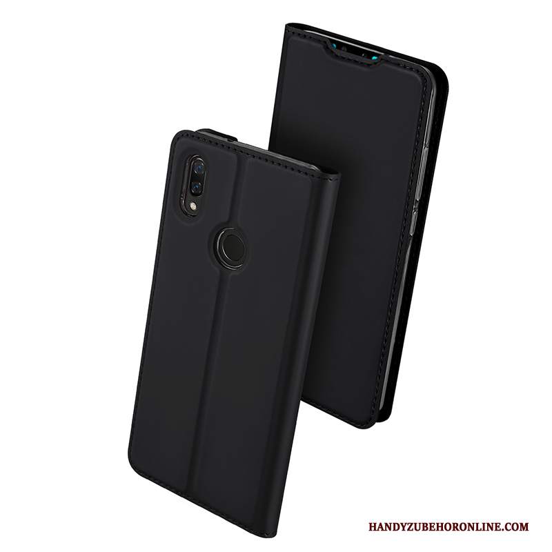 Custodia Huawei P Smart 2019 Pelle Tutto Incluso Trasparente, Cover Huawei P Smart 2019 Protezione Carta Borse