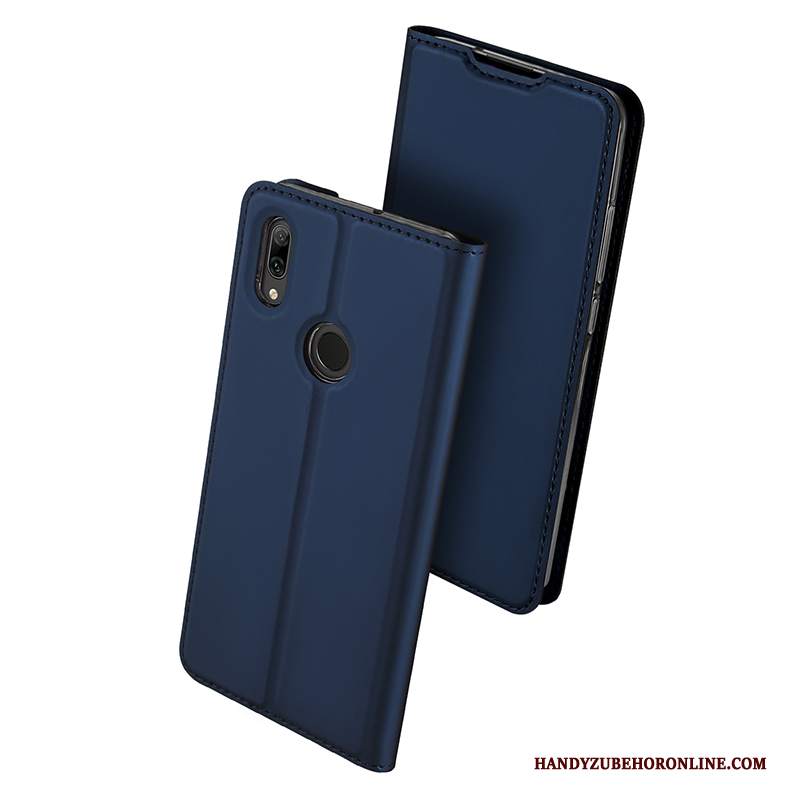 Custodia Huawei P Smart 2019 Pelle Tutto Incluso Trasparente, Cover Huawei P Smart 2019 Protezione Carta Borse