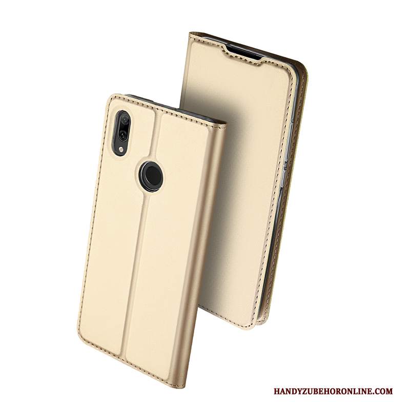 Custodia Huawei P Smart 2019 Pelle Tutto Incluso Trasparente, Cover Huawei P Smart 2019 Protezione Carta Borse