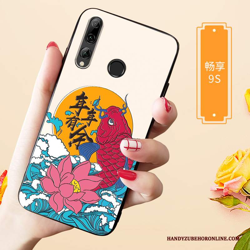 Custodia Huawei P Smart+ 2019 Protezione Macchiati Anti-caduta, Cover Huawei P Smart+ 2019 Creativo Net Red Nuovo