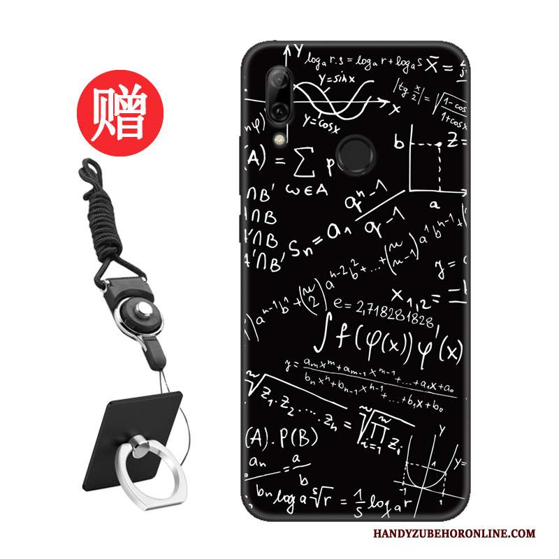 Custodia Huawei P Smart 2019 Protezione Net Redtelefono, Cover Huawei P Smart 2019 Moda Nero Amanti