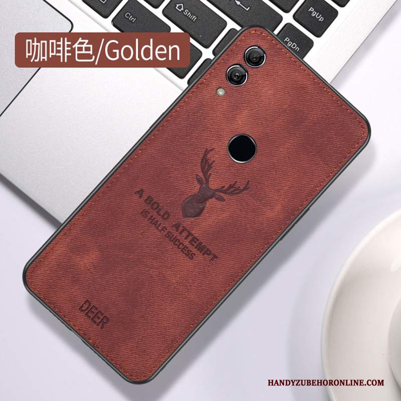 Custodia Huawei P Smart 2019 Protezione Tempratelefono, Cover Huawei P Smart 2019 Panno Ornamenti Appesi