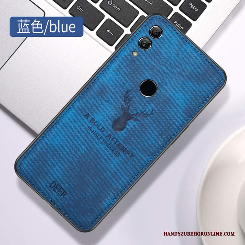 Custodia Huawei P Smart 2019 Protezione Tempratelefono, Cover Huawei P Smart 2019 Panno Ornamenti Appesi