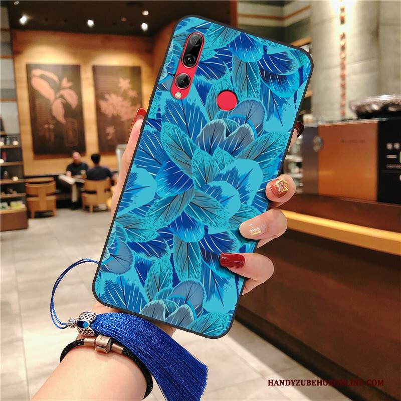 Custodia Huawei P Smart+ 2019 Silicone Etnico Gioventù, Cover Huawei P Smart+ 2019 Vintage Piuma Vento