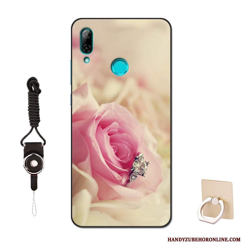 Custodia Huawei P Smart 2019 Silicone Modello Morbido, Cover Huawei P Smart 2019 Moda Tempra Marchio Di Tendenza