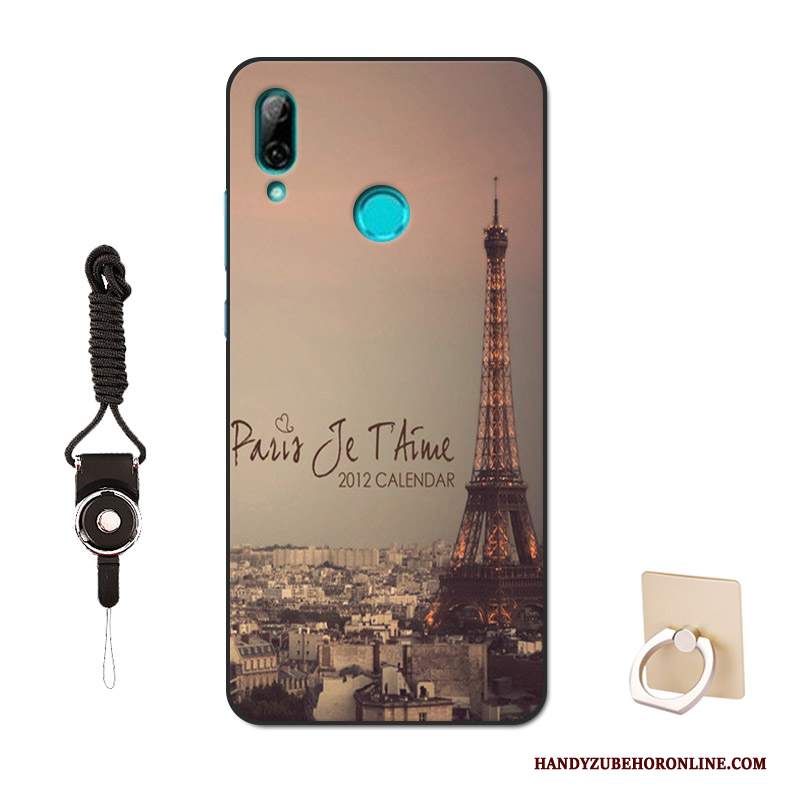 Custodia Huawei P Smart 2019 Silicone Modello Morbido, Cover Huawei P Smart 2019 Moda Tempra Marchio Di Tendenza