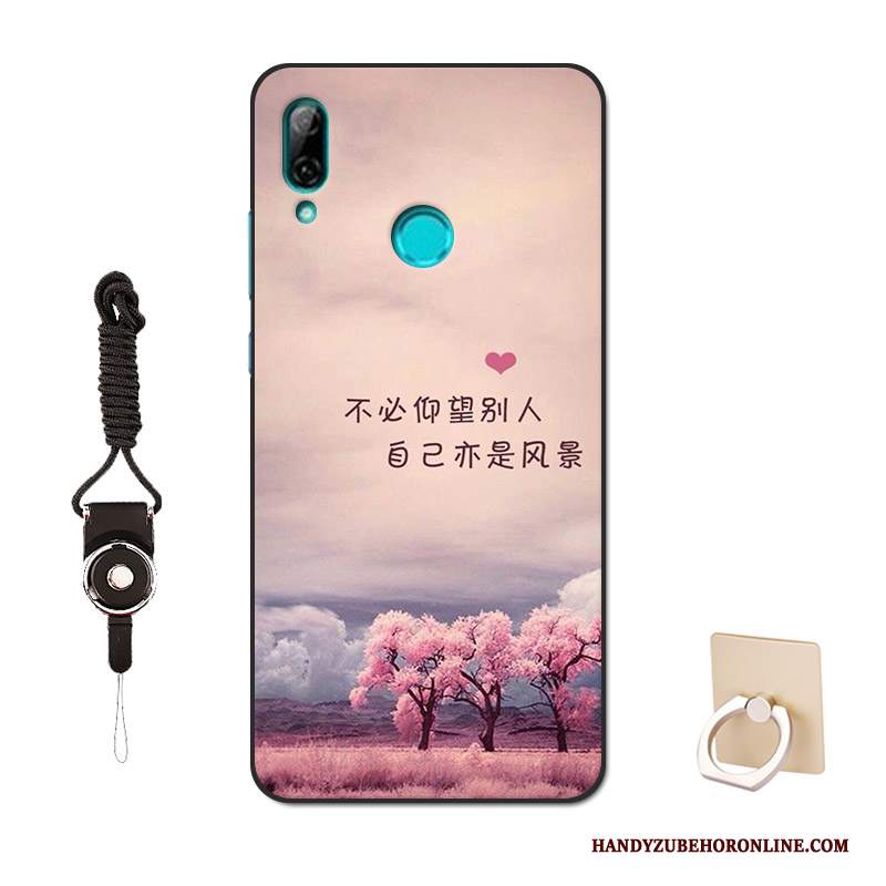 Custodia Huawei P Smart 2019 Silicone Modello Morbido, Cover Huawei P Smart 2019 Moda Tempra Marchio Di Tendenza