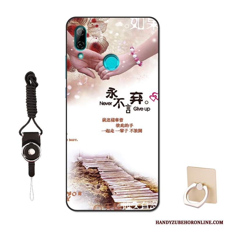 Custodia Huawei P Smart 2019 Silicone Modello Morbido, Cover Huawei P Smart 2019 Moda Tempra Marchio Di Tendenza