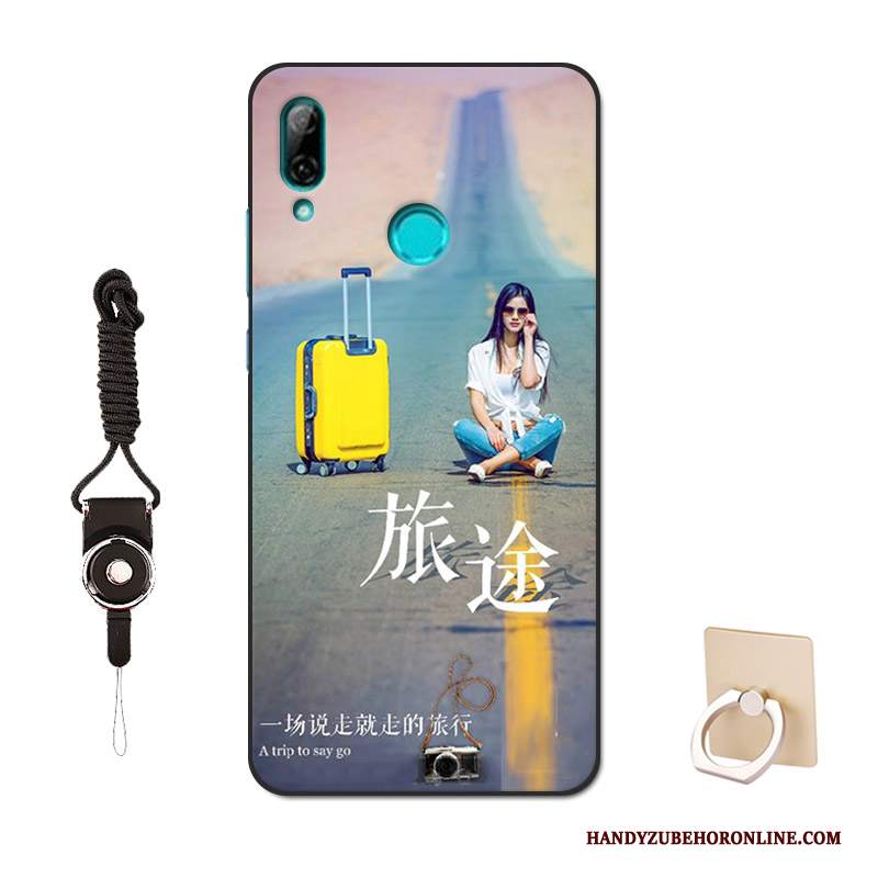 Custodia Huawei P Smart 2019 Silicone Modello Morbido, Cover Huawei P Smart 2019 Moda Tempra Marchio Di Tendenza