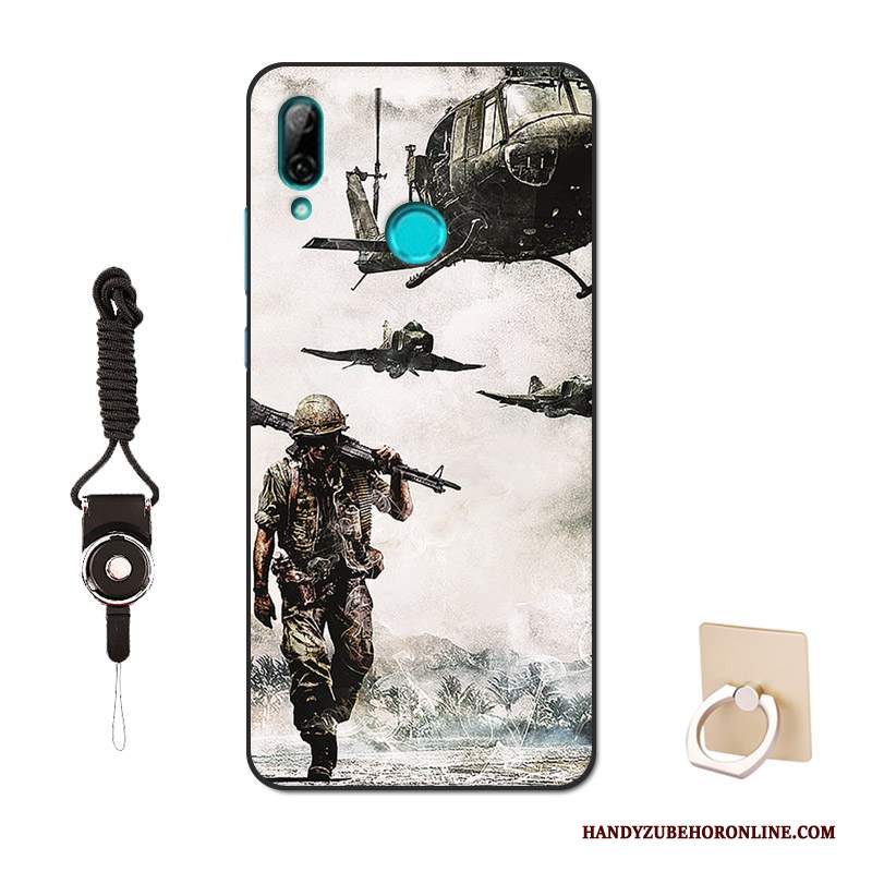 Custodia Huawei P Smart 2019 Silicone Modello Morbido, Cover Huawei P Smart 2019 Moda Tempra Marchio Di Tendenza