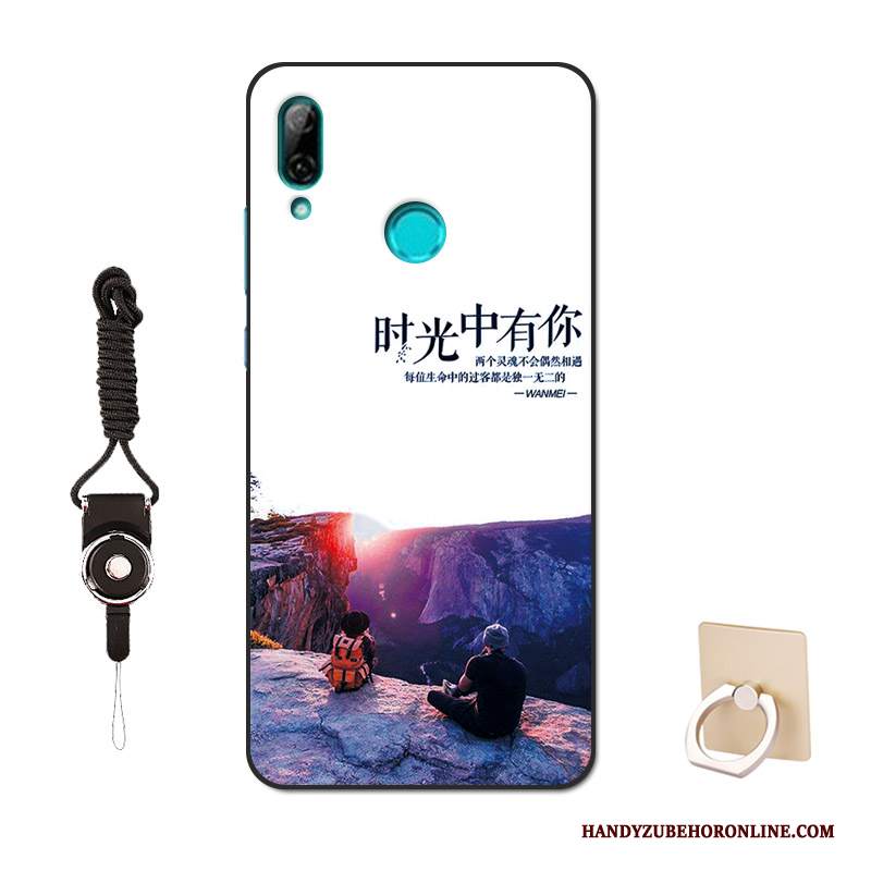 Custodia Huawei P Smart 2019 Silicone Modello Morbido, Cover Huawei P Smart 2019 Moda Tempra Marchio Di Tendenza