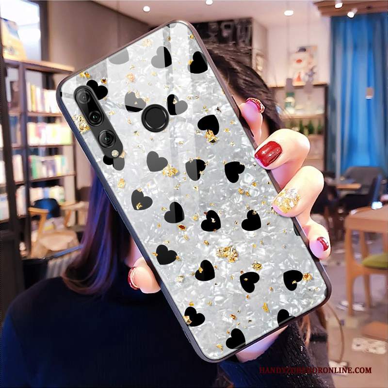 Custodia Huawei P Smart+ 2019 Silicone Morbido Argento, Cover Huawei P Smart+ 2019 Protezione Rosatelefono