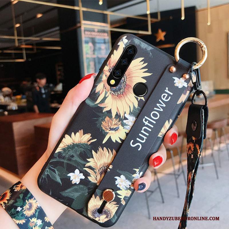 Custodia Huawei P Smart+ 2019 Silicone Telefono Tempra, Cover Huawei P Smart+ 2019 Protezione Stile Cinese Anti-caduta