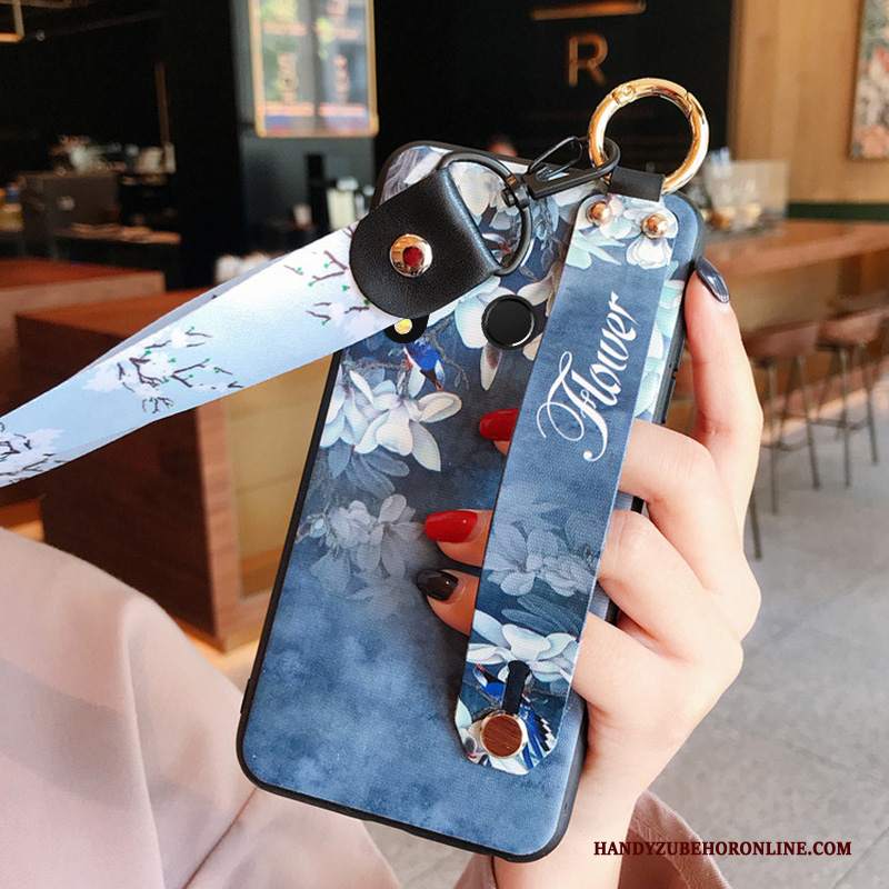 Custodia Huawei P Smart+ 2019 Silicone Telefono Tempra, Cover Huawei P Smart+ 2019 Protezione Stile Cinese Anti-caduta