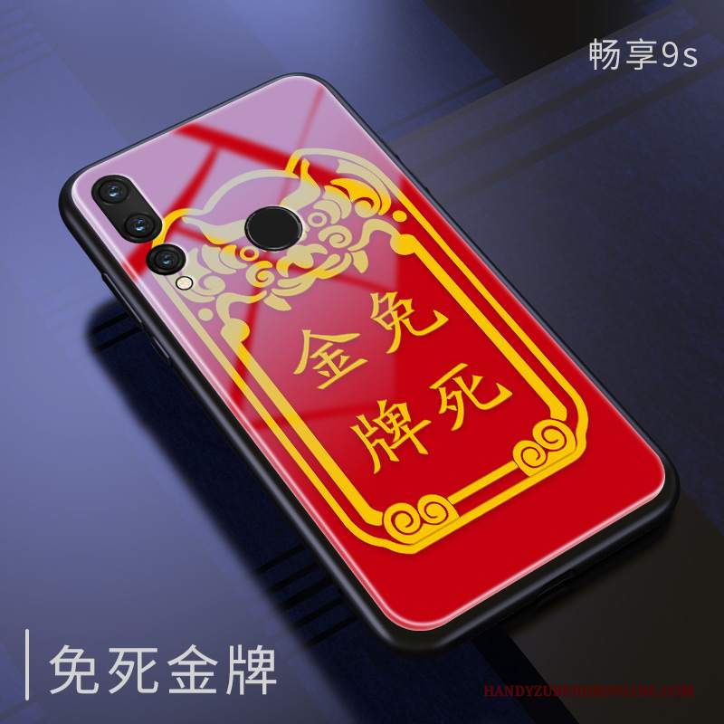 Custodia Huawei P Smart+ 2019 Silicone Vetro Specchio, Cover Huawei P Smart+ 2019 Grande Morbido