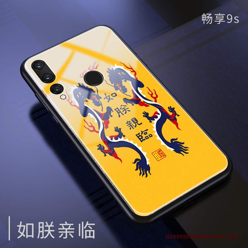 Custodia Huawei P Smart+ 2019 Silicone Vetro Specchio, Cover Huawei P Smart+ 2019 Grande Morbido