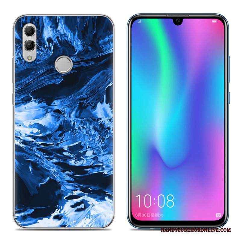 Custodia Huawei P Smart 2019 Telefono Morbido, Cover Huawei P Smart 2019 Porpora Gioventù