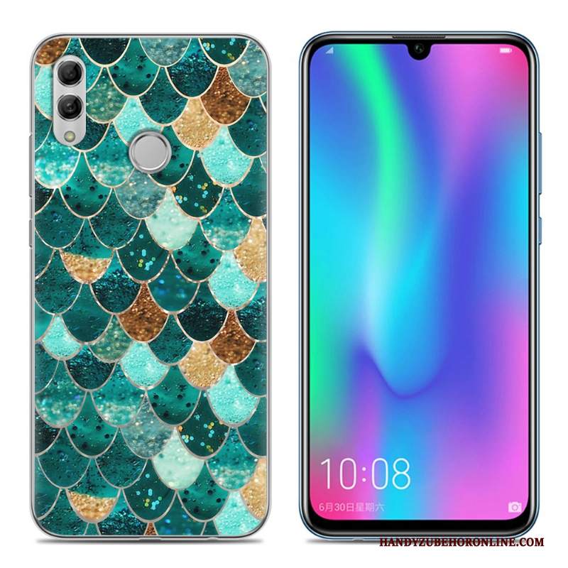 Custodia Huawei P Smart 2019 Telefono Morbido, Cover Huawei P Smart 2019 Porpora Gioventù