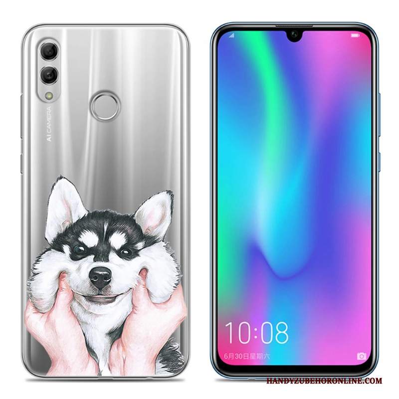 Custodia Huawei P Smart 2019 Telefono Morbido, Cover Huawei P Smart 2019 Porpora Gioventù