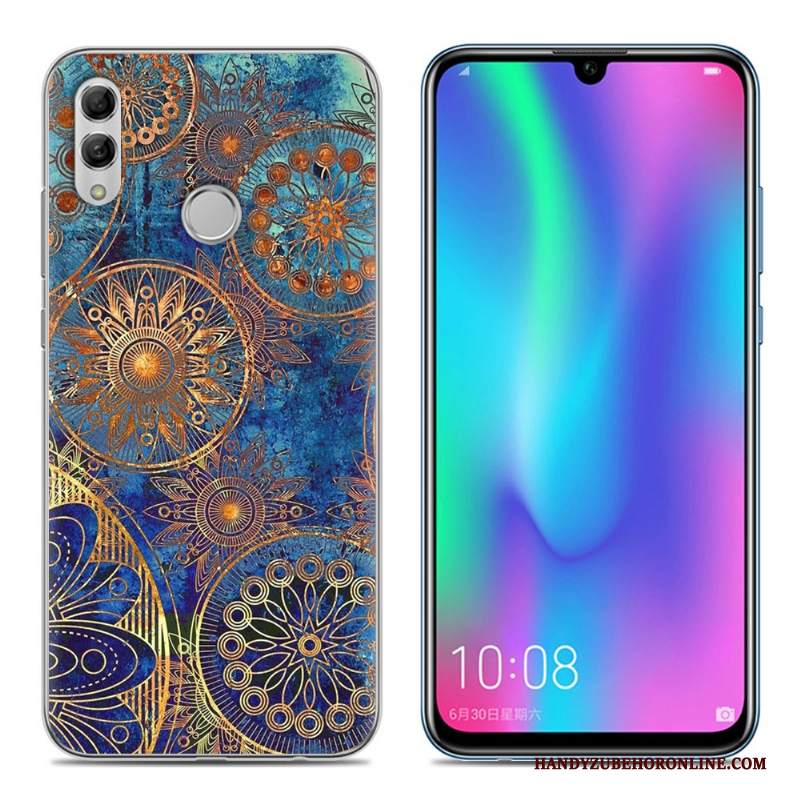 Custodia Huawei P Smart 2019 Telefono Morbido, Cover Huawei P Smart 2019 Porpora Gioventù