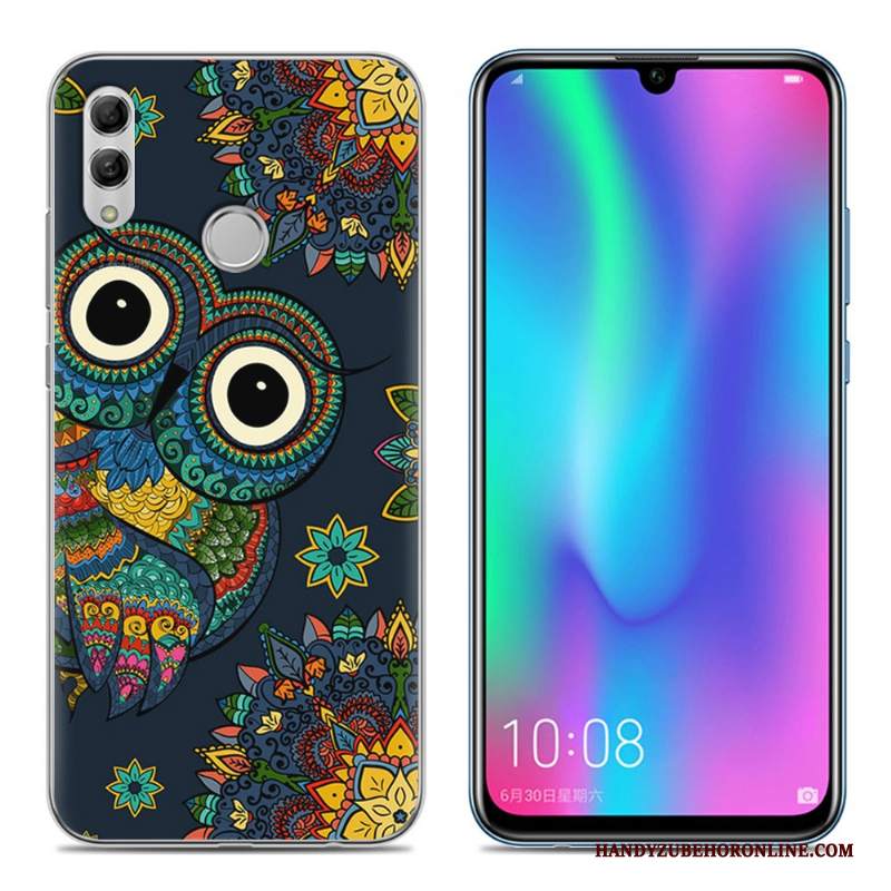 Custodia Huawei P Smart 2019 Telefono Morbido, Cover Huawei P Smart 2019 Porpora Gioventù