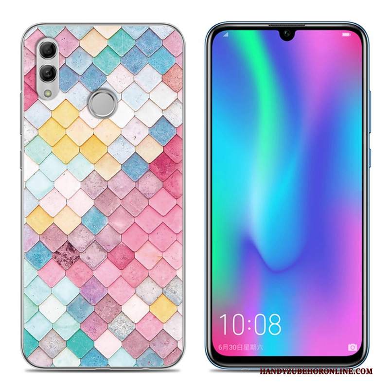 Custodia Huawei P Smart 2019 Telefono Morbido, Cover Huawei P Smart 2019 Porpora Gioventù