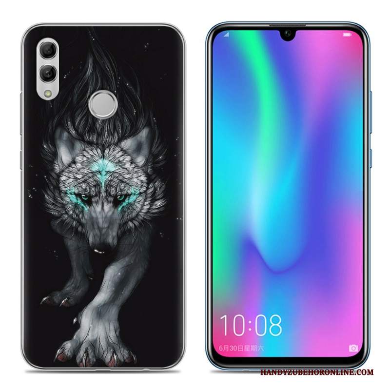 Custodia Huawei P Smart 2019 Telefono Morbido, Cover Huawei P Smart 2019 Porpora Gioventù