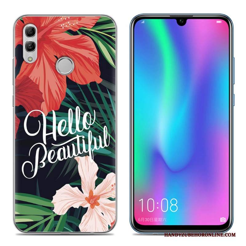 Custodia Huawei P Smart 2019 Telefono Morbido, Cover Huawei P Smart 2019 Porpora Gioventù