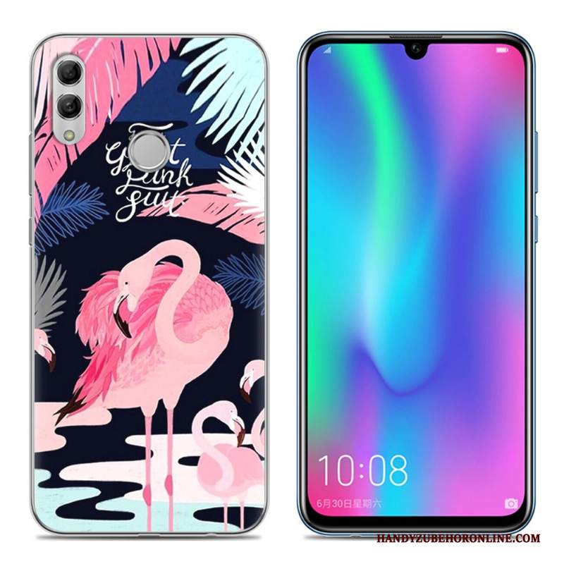 Custodia Huawei P Smart 2019 Telefono Morbido, Cover Huawei P Smart 2019 Porpora Gioventù