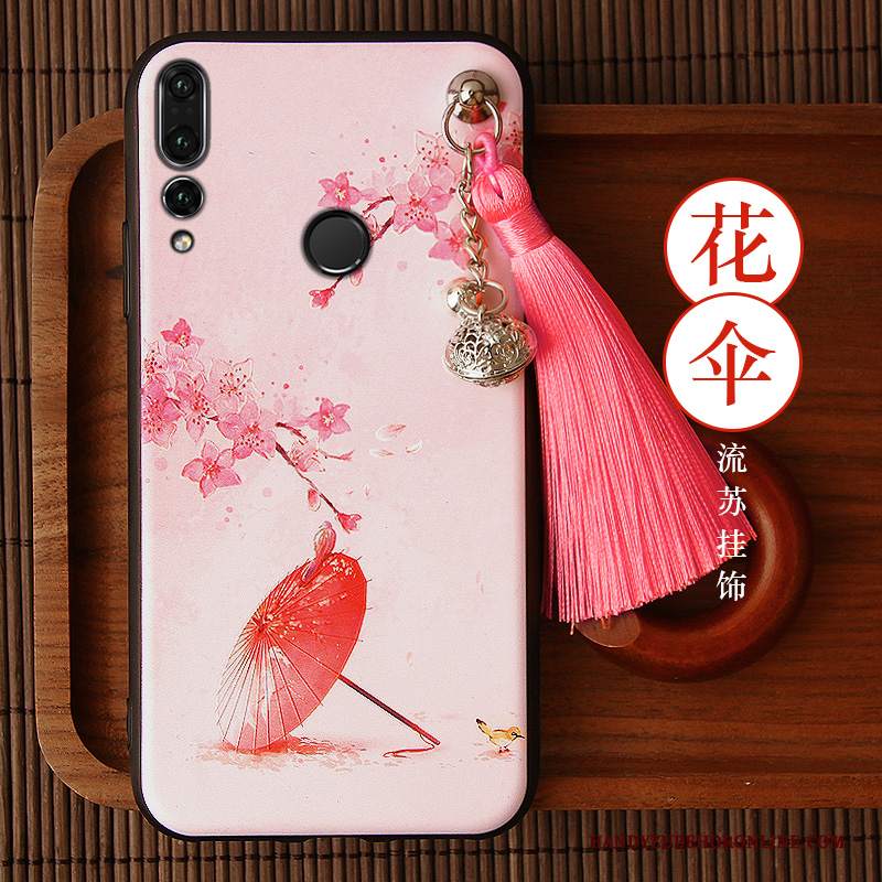 Custodia Huawei P Smart+ 2019 Vintage Anti-caduta Verde, Cover Huawei P Smart+ 2019 Creativo Marchio Di Tendenza Di Personalità