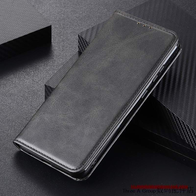 Custodia Huawei P Smart 2020 Folio Marrone Semplici, Cover Huawei P Smart 2020 Vintage Cartatelefono