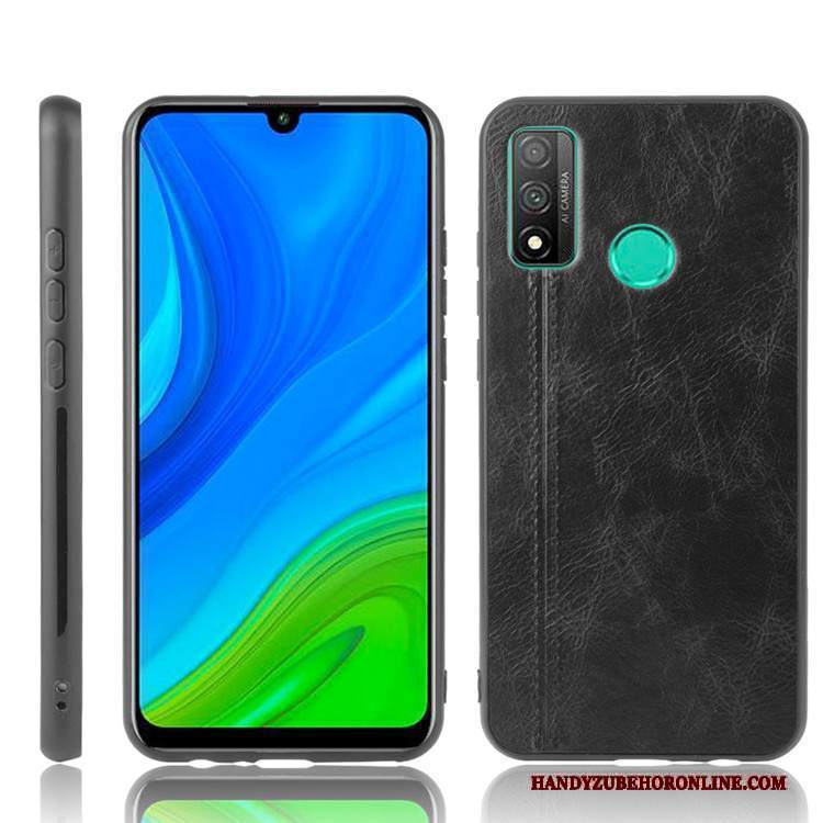 Custodia Huawei P Smart 2020 Pelle Difficile Nero, Cover Huawei P Smart 2020 Protezione Tendenzatelefono