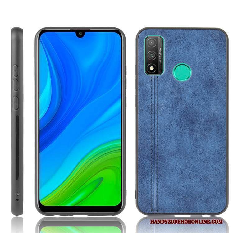 Custodia Huawei P Smart 2020 Pelle Difficile Nero, Cover Huawei P Smart 2020 Protezione Tendenzatelefono