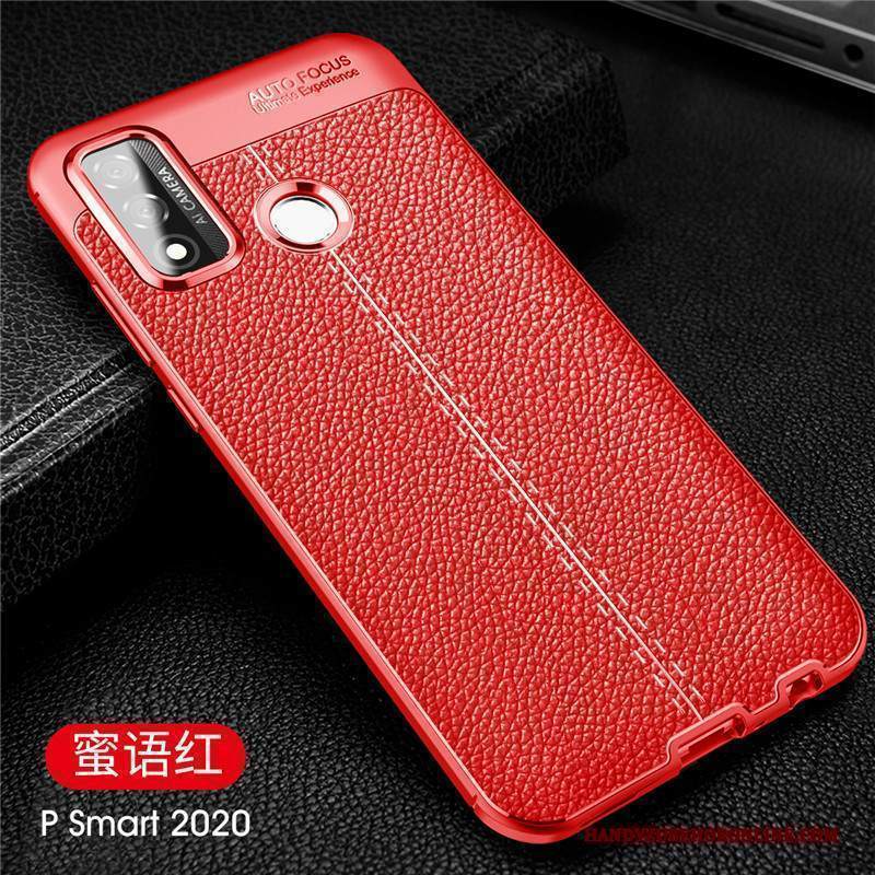 Custodia Huawei P Smart 2020 Protezione Rosso Anti-caduta, Cover Huawei P Smart 2020 Tutto Incluso Leggere