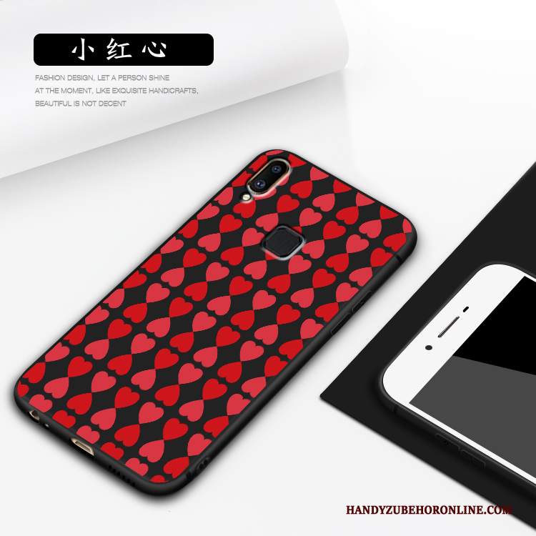 Custodia Huawei P Smart+ Cartone Animato Alto Anti-caduta, Cover Huawei P Smart+ Silicone Nero Di Personalità