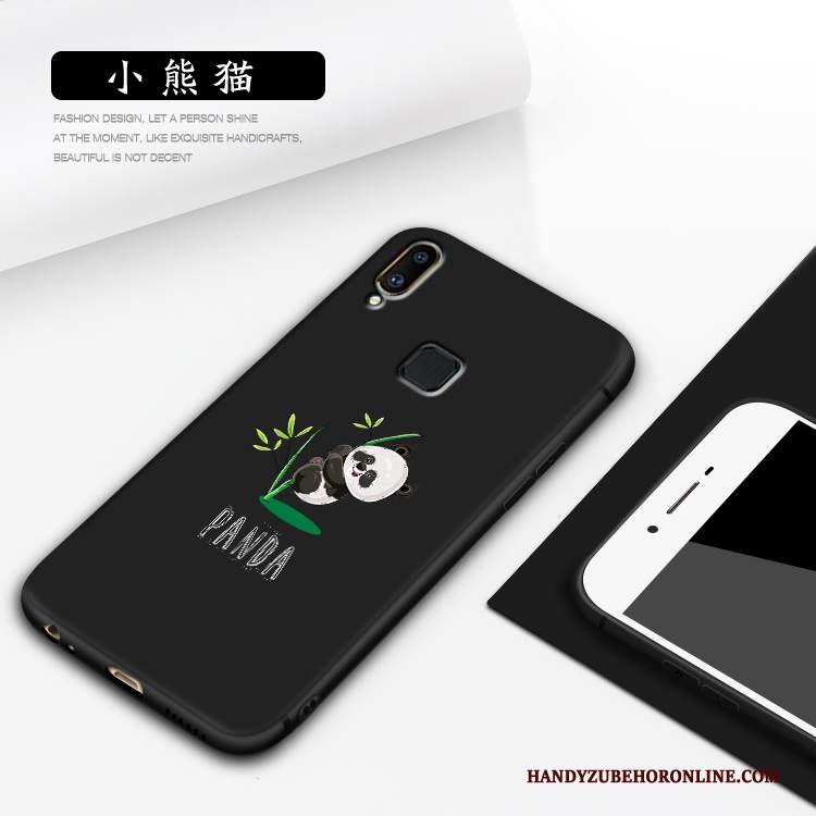 Custodia Huawei P Smart+ Cartone Animato Alto Anti-caduta, Cover Huawei P Smart+ Silicone Nero Di Personalità