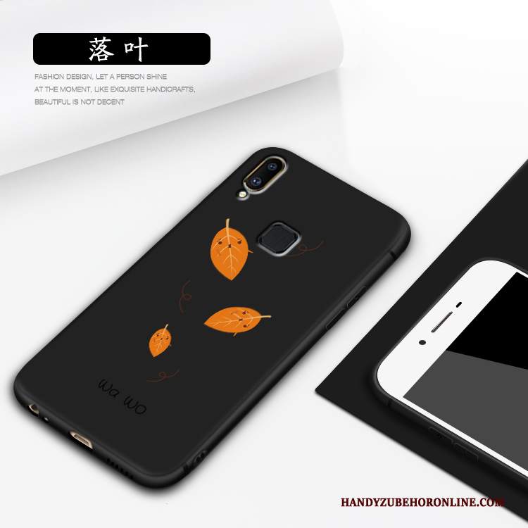 Custodia Huawei P Smart+ Cartone Animato Alto Anti-caduta, Cover Huawei P Smart+ Silicone Nero Di Personalità