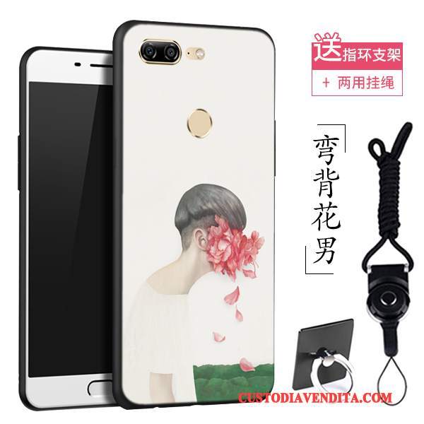 Custodia Huawei P Smart Creativo Bianco Macchiati, Cover Huawei P Smart Protezione Di Personalità Amanti