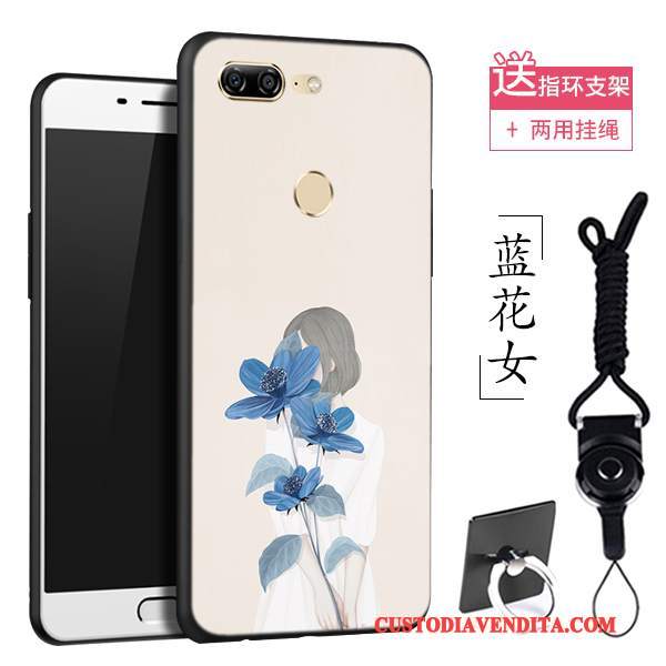 Custodia Huawei P Smart Creativo Bianco Macchiati, Cover Huawei P Smart Protezione Di Personalità Amanti