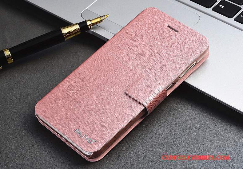 Custodia Huawei P Smart Folio Verdetelefono, Cover Huawei P Smart Pelle