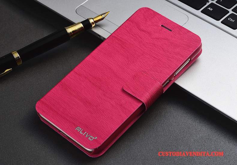 Custodia Huawei P Smart Folio Verdetelefono, Cover Huawei P Smart Pelle