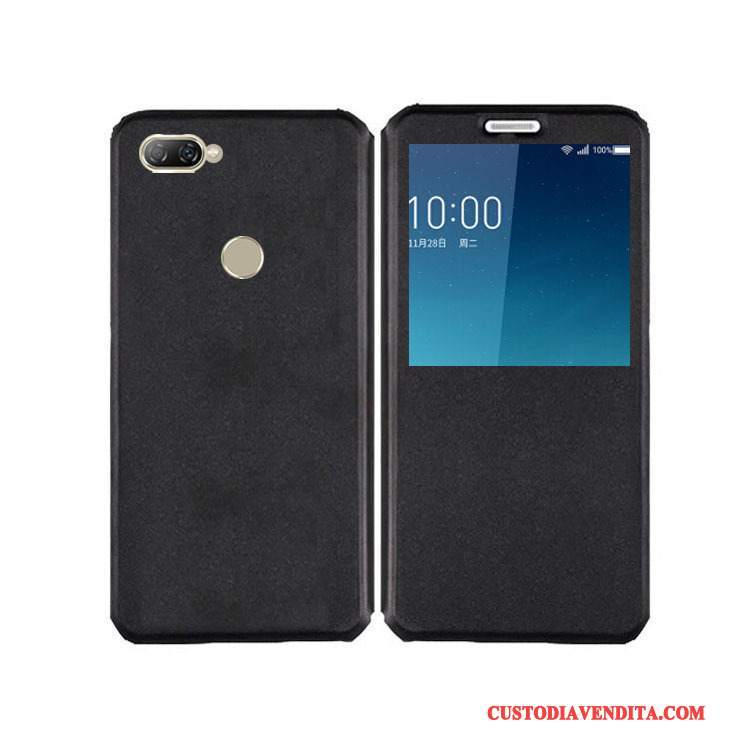 Custodia Huawei P Smart Pelle Oro Anti-caduta, Cover Huawei P Smart Folio