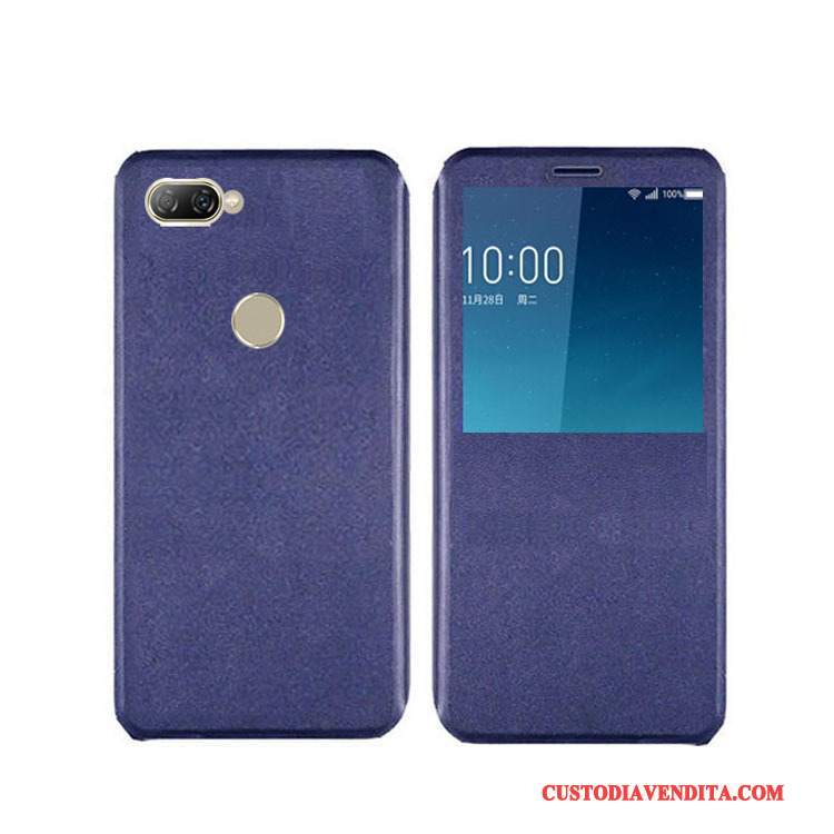 Custodia Huawei P Smart Pelle Oro Anti-caduta, Cover Huawei P Smart Folio