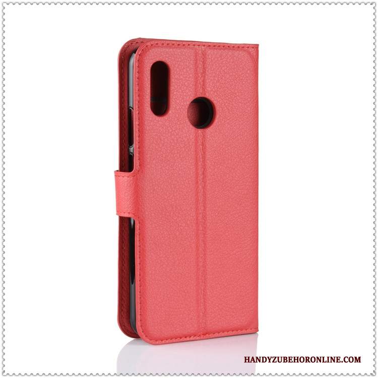 Custodia Huawei P Smart+ Pelle Supportotelefono, Cover Huawei P Smart+ Portafoglio Carta Verde