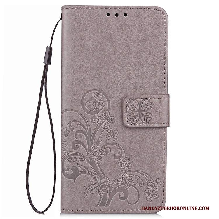 Custodia Huawei P Smart+ Protezione Anti-caduta Morbido, Cover Huawei P Smart+ Pelle Porporatelefono