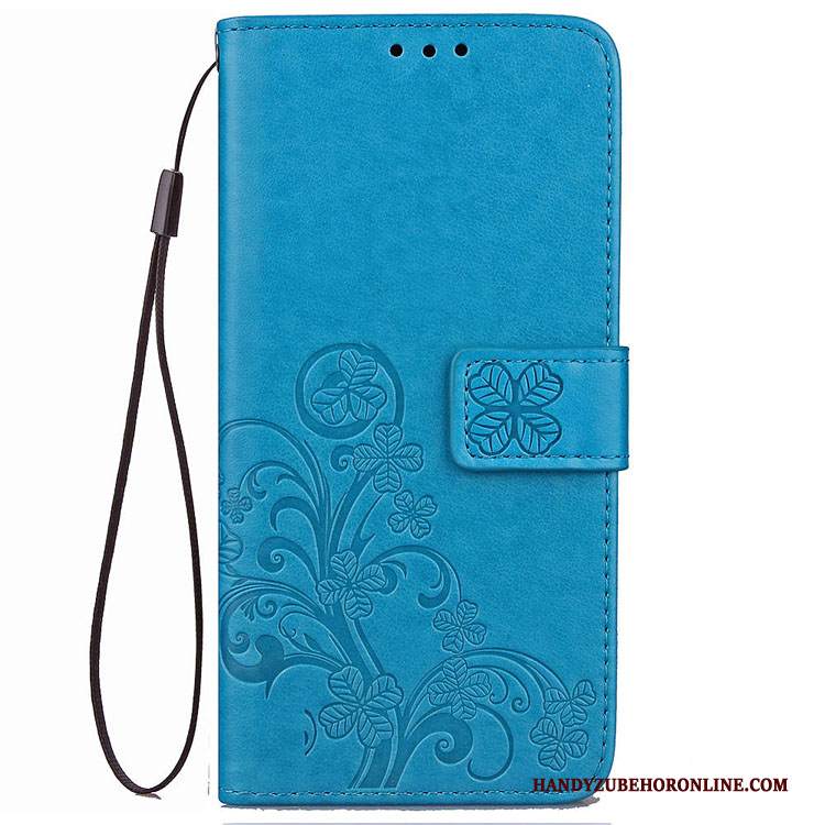 Custodia Huawei P Smart+ Protezione Anti-caduta Morbido, Cover Huawei P Smart+ Pelle Porporatelefono