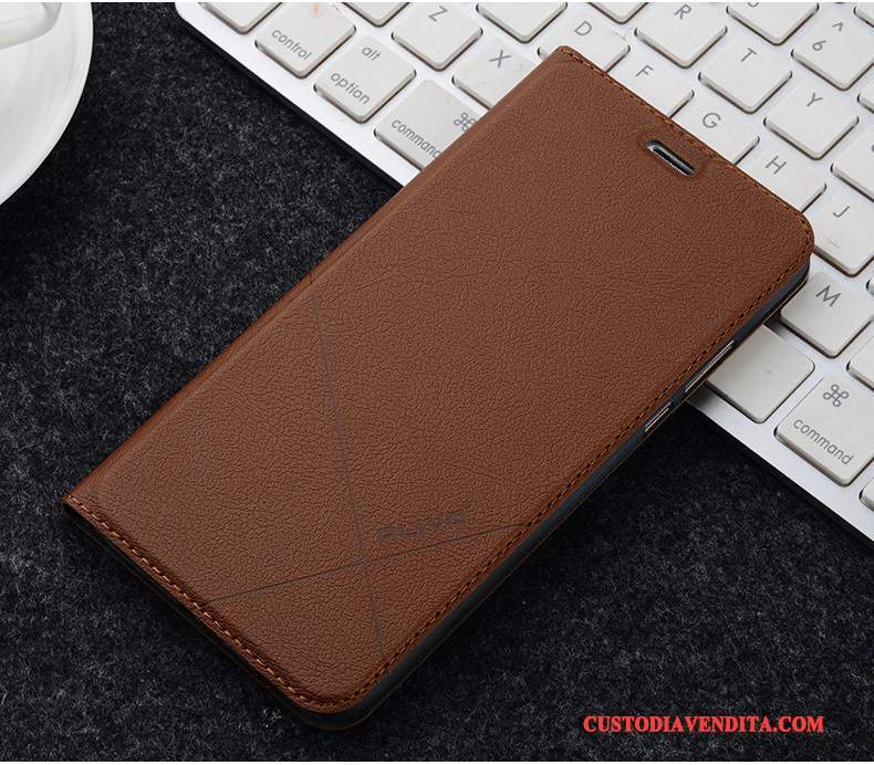 Custodia Huawei P Smart Protezione Orotelefono, Cover Huawei P Smart Pelle